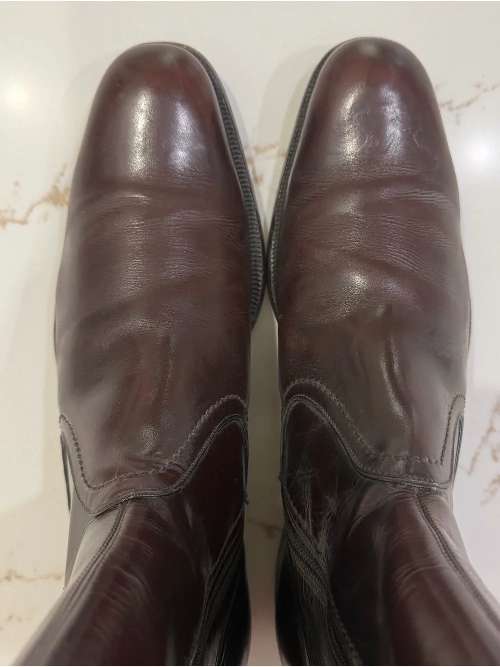 Men’s Vintage Salvatore Ferragamo Calfskin leather boots
